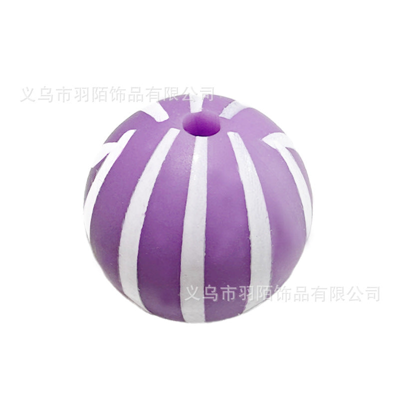 Wholesale 50PCS Rainbow Watermelon Silicone Balls
